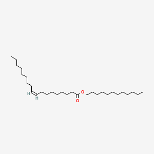 Chemical structure of Oleic acid lauryl ester