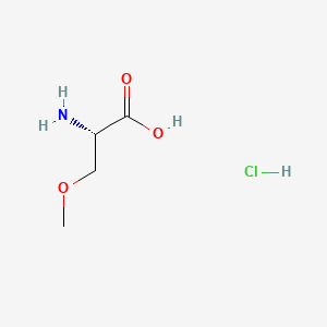 Chemical structure of O-Methyl-L-serine hydrochloride