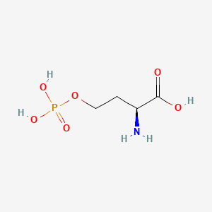 Chemical structure of O-Phosphono-L-homoserine