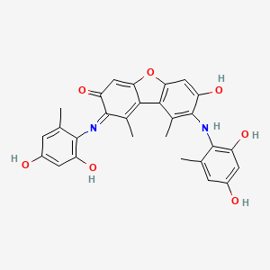 Chemical structure of Orcein