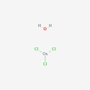 Chemical structure of Osmium(III) chloride hydrate