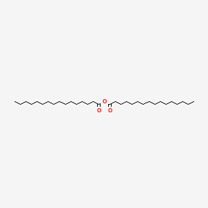 Chemical structure of Palmitic anhydride