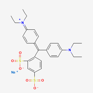 Chemical structure of Patent Blue V