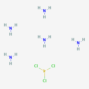 Chemical structure of Ammonia;trichloroiridium