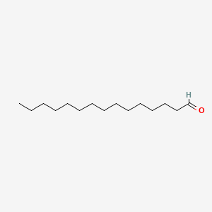 Chemical structure of Pentadecanal