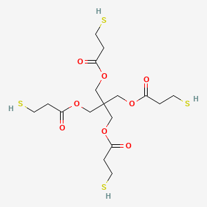 Chemical structure of Pentaerythritol tetra(3-mercaptopropionate)