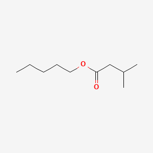 Chemical structure of Pentyl isovalerate