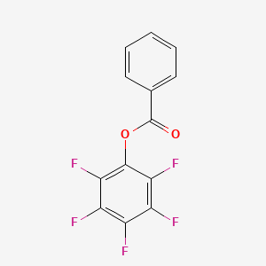 Chemical structure of Perfluorophenyl benzoate