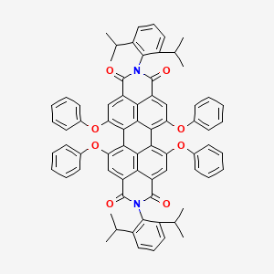 Chemical structure of Perylene Red