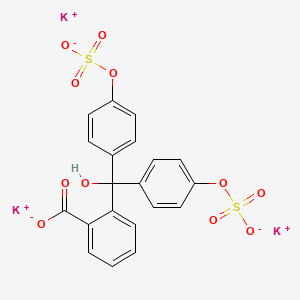 Chemical structure of Phenolphthalein disulfate potassium salt hydrate