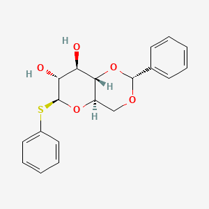 Chemical structure of Phenyl 4,6-O-Benzylidene-1-thio-β-D-glucopyranoside