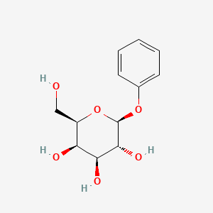 Chemical structure of Phenyl b-D-galactoside