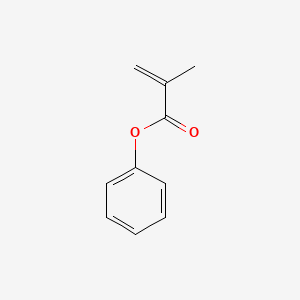 Chemical structure of Phenyl methacrylate