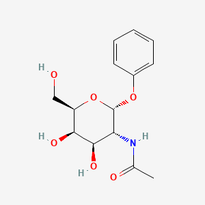 Chemical structure of Phenyl N-acetyl-α-D-galactosaminide