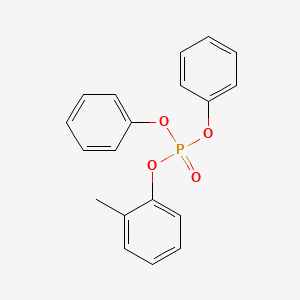 Chemical structure of Phenyl tolyl phosphate