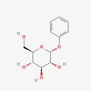 Chemical structure of Phenyl α-D-Glucopyranoside