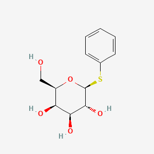 Chemical structure of Phenyl β-D-thiogalactopyranoside