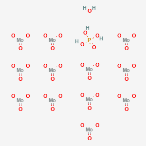 Chemical structure of Phosphomolybdic acid hydrate