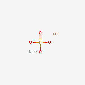 Chemical structure of Phosphoric acid, lithium nickel salt