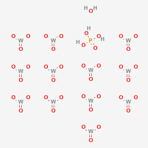 Chemical structure of Phosphotungstic acid hydrate