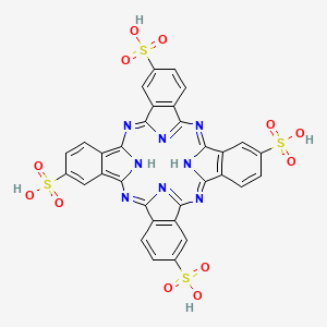 Chemical structure of Phthalocyanine tetrasulfonic acid