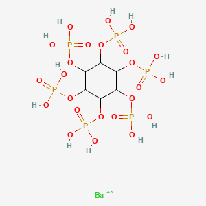 Chemical structure of Phytic acid hexabarium salt