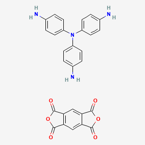 Chemical structure of PI-COF-1