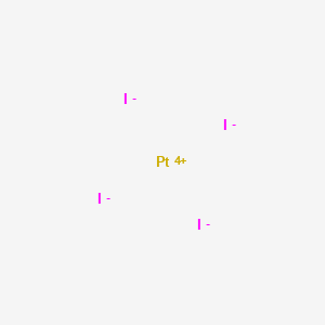 Chemical structure of Platinum(IV) iodide