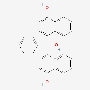Chemical structure of P-naphthol benzene indicator