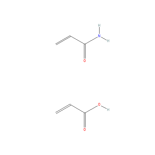 Chemical structure of Acrylamide-acrylic acid resin