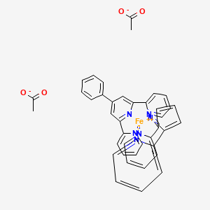 Chemical structure of Poly(Fe-btpyb)purple