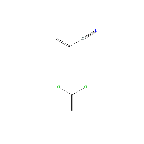 Chemical structure of 1,1-Dichloroethene;prop-2-enenitrile
