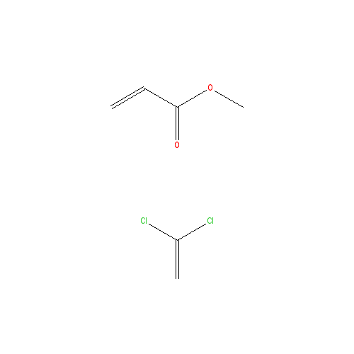Chemical structure of 1,1-Dichloroethene;methyl prop-2-enoate