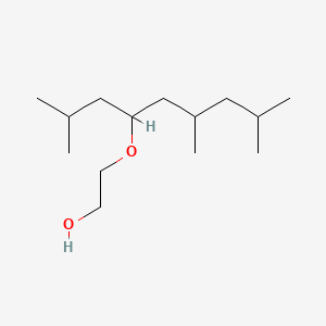 Chemical structure of Polyethylene glycol trimethylnonyl ether