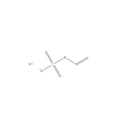 Chemical structure of Potassium ethenyl sulfate