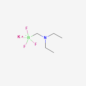 Chemical structure of Potassium ((diethylamino)methyl)trifluoroborate