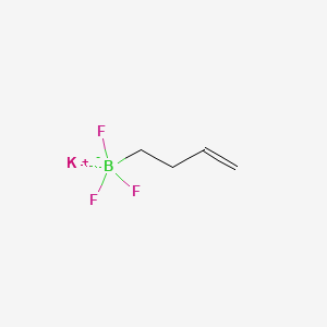 Chemical structure of Potassium (3-butenyl)trifluoroborate