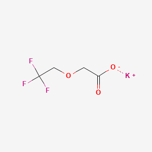 Chemical structure of Potassium 2-(2,2,2-trifluoroethoxy)acetate