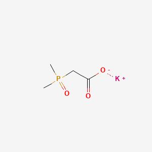 Chemical structure of Potassium 2-(dimethylphosphoryl)acetate