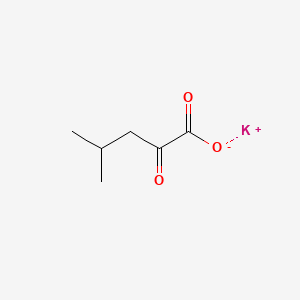 Chemical structure of Potassium 4-methyl-2-oxovalerate