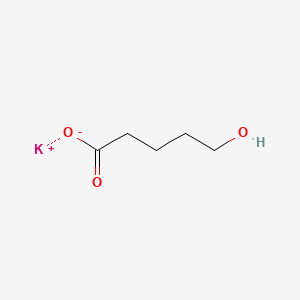 Chemical structure of Potassium 5-hydroxypentanoate
