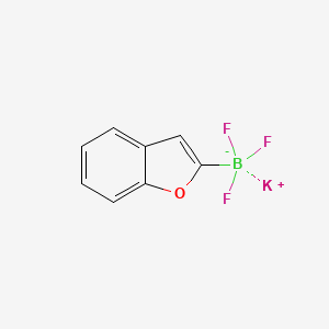 Chemical structure of Potassium benzofuran-2-trifluoroborate