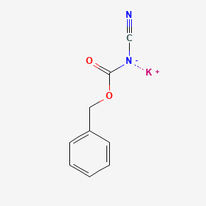 Chemical structure of Potassium benzyl cyanocarbamate
