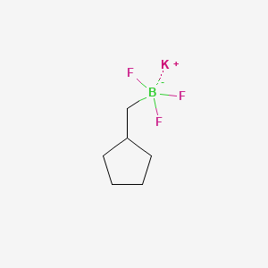 Chemical structure of Potassium cyclopentylmethyltrifluoroborate