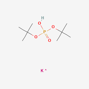 Chemical structure of Potassium di-tert-butyl phosphate