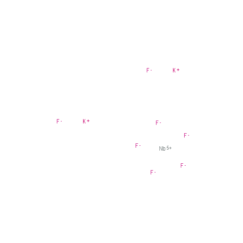 Chemical structure of Dipotassium heptafluoroniobate