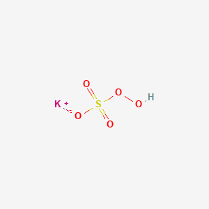 Chemical structure of Potassium peroxymonosulfate