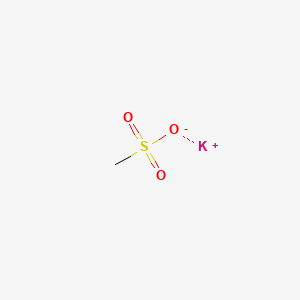 Chemical structure of Potassium mesylate