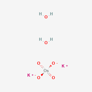 Chemical structure of Potassium osmate dihydrate