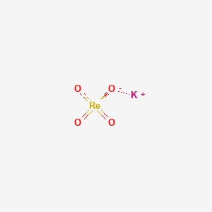 Chemical structure of Potassium perrhenate